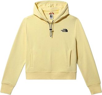 The North Face Hoodie Graphic PH 1 - Dames - Sportshirts - Geel - XS - Katoen - Fitness