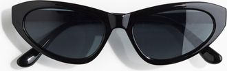 H&M Cat-Eye-Sonnenbrille - Schwarz