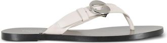 Coperni Open-Toe Thong Sandals With Silver Buckle Detail