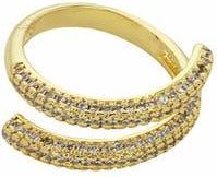 Panacea Pav&eacute; Crystal Wrap Ring in Gold at Nordstrom Rack