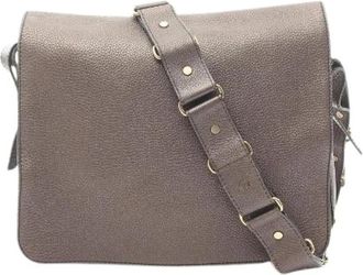 Celine Pre-owned Leren Messenger Bag - Dames - Vintage Schoudertas - Bruin - ONE Size - Leer - Vintage