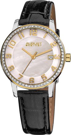 August Steiner Womens Leather Watch