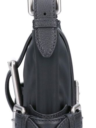 Bottega Veneta Womens Buckle Misc Medium Shoulder Bag Black >