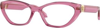 Versace Modieuze Brillen - Dames - Brillen - Roze - 55 MM - Accessoires