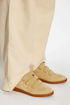 Isabel Marant Suede Sports Shoes Beth, Womens, Beige