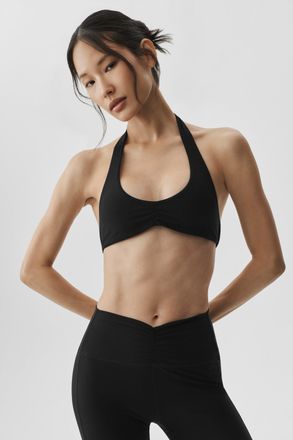 Alo Alosoft Intuition Bra in Black, Size: Medium