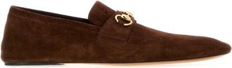 Gucci Brown Suede Loafers