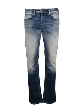 Diesel Blue Cotton-Blend Safado Jeans