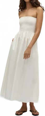 Faithfull The Brand Jamie Midi Dress In White