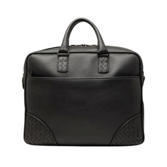 Bottega Veneta Pre-owned Business Bag - Dames - Pre-owned - Zwart - Maat: ONE Size Leer