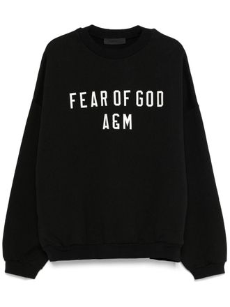 Fear of God Sweater met geborduurd logo - Zwart