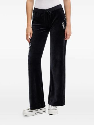 Juicy Couture Trainingsbroek verfraaid met trekkoord - Blauw