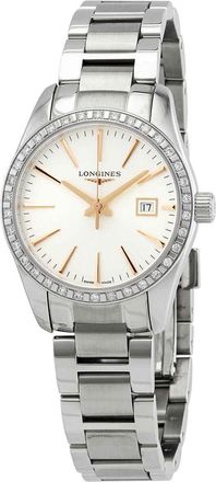 Longines Conquest Classic Quartz Silver Dial Ladies Watch L22860726