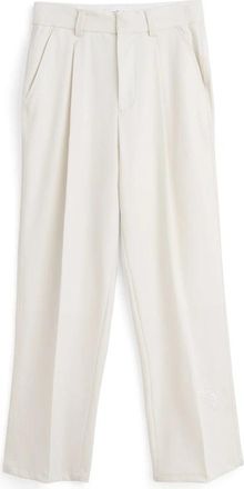 Soulland ULA Pants - Dames - Wijde Broeken - Wit - L/Xl - Wol - Broeken