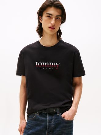 Tommy Jeans T-Shirt »aus Jersey mit Logo«