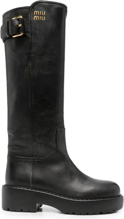 Miu Miu Buckle-detail Boots