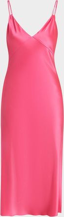 Alice & Olivia Kiro V-Neck Slip Dress