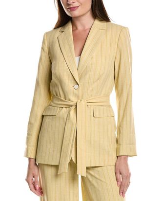 Tahari by ASL Woven Stripe Blazer