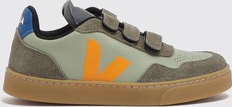 Veja Sneakers V-90 da bambino in pelle con chiusura a strappo