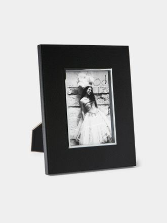 Pinetti Leather and Silver-Plated Photo Frame (5x7)