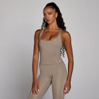 MyProtein Camiseta de tirantes espalda nadador Training para mujer de MP - Light Taupe - XS