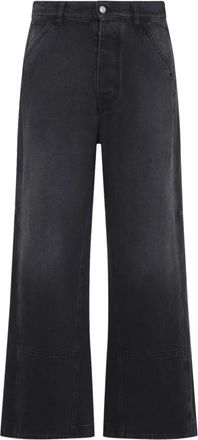 Marni Carpenter-pocket Oversized Jeans - Heren - Loose Fit Jeans - Zwart - W32 - Katoen - Jeans