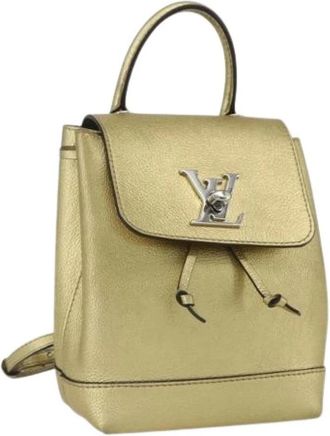 Louis Vuitton Pre-owned Vintage Rugzak - Dames - Vintage Rugzakken - Geel - ONE Size - Leer - Vintage
