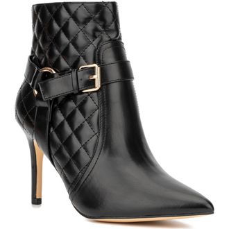 New York & Company Magdalena Quilted Bootie in Black at Nordstrom Rack, Size 11