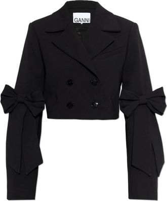 Ganni Donna, Giacche, Nero, M, new