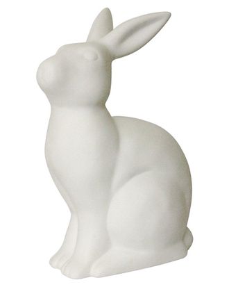 Lalia Home Porcelain Bunny Rabbit Shaped Animal-Light Table Lamp