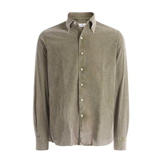 Alessandro Gherardi Camicia - Shirts - Hombre - Verde - 2XL
