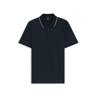 BOSS Slim-fit polo shirt in mercerized cotton