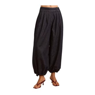 Damson Madder Mavi Balloon Jeans - Dames - Jeans - Blauw - Maat: W25 Katoen