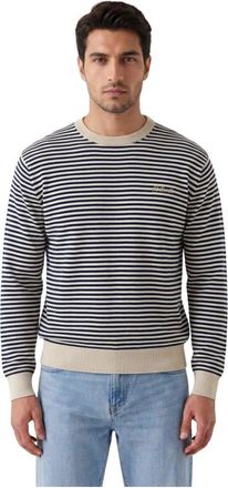 Saint Barth Ponza Sweatshirt - Heren - Ronde hals truien - Veelkleurig - S - Katoen - Truien & Vesten