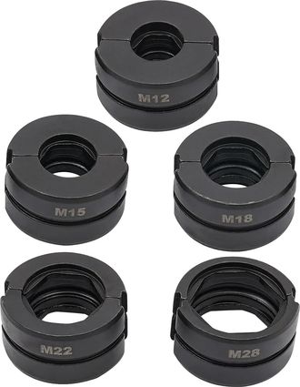 OEM Mordazas De Crimpado, Construcci&oacute;n Duradera De Acero Cr40, Compatibles Con Herramientas Est&aacute;ndar, Color Negro