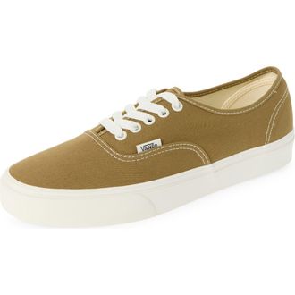 Vans Authentic Sneaker in Color Theory Olive Brown at Nordstrom, Size 14.5 Womens