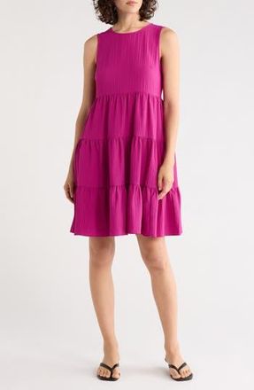 DKNY Commuter Sleeveless Swing Minidress in African Violet at Nordstrom Rack, Size 16