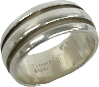 Tiffany & Co. Silver Silver 925 Band Ring (Pre-Owned)