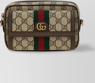 Gucci coated canvas gg supreme messenger bag
