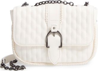 Longchamp Quilted Chain Strap Shoulder Bag in Ecru at Nordstrom Rack
