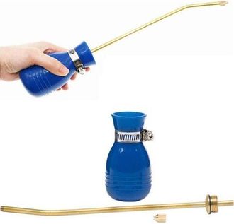 OEM Mini Dispensador Aplicador, Espolvoreador Grande De Tierra De Diatomeas, Aplicador De Polvo, Aplicador De Jard&iacute;n, Bulbo Con Tubo De Cobre Largo Para U