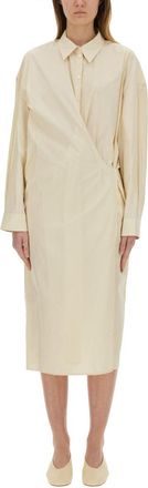 Christophe Lemaire Straight Collar Twisted Dress-Donna