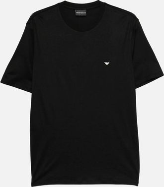 Emporio Armani Mens ESSENTIALS T SHIRT - Black - Size: 44