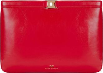 Elisabetta Franchi A Busta - Dames - Clutches - Rood - ONE Size - Polyester - Tassen