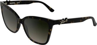Karl Lagerfeld Kl 6223S Zonnebril - Dames - Zonnebrillen - Zwart - 56 MM - Accessoires