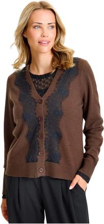 In Front IN Front, Truien & Vesten, Dames, Bruin, XL, Truien