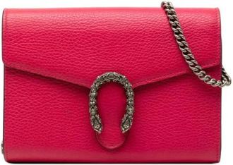 Gucci Pre-owned Mini Bags, female, Pink, Size: ONE SIZE Pre-owned Mini Shoulder Bag