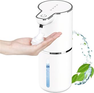 OEM Dispensador Autom&aacute;tico De Jab&oacute;n En Espuma Sin Contacto, Para Montaje En Pared, Con Funci&oacute;n De Espuma Ajustable En 4 Niveles, Apto Para Cocina Y Ba&ntilde;o (