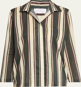 Pour Les Femmes Long Sleeve Pajama Set