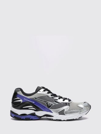 Mizuno Wave Rider 10 Mesh Trainers with Laminated Inserts and Logo